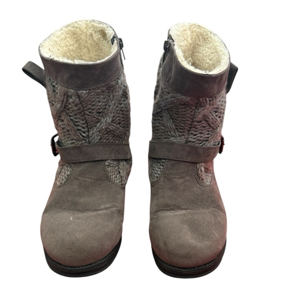 Muk Luks Water Resistant Knit Faux Fur Winter Boots Size 9 - Picture 8 of 8
